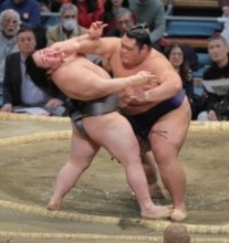 若嶋津さんの高校の後輩にあたる十両・藤天晴「大先輩で大きな目標。自分が強くなって、将来的には超えたい」