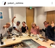「逆ハーレム状態」大御所だらけの飲み会で「紅一点だね」参加した美人アナが披露「えげつないメンバー」「楽しそう」感激の大島由香里アナ