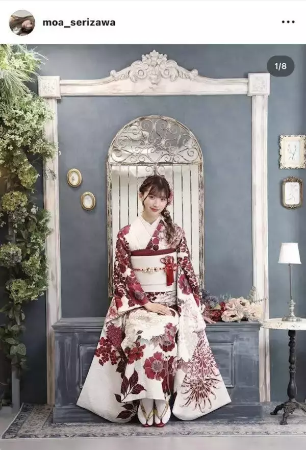 芹澤もあ、振り袖姿に「感慨深い…！」「キレイすぎます」と反響！…ゴマキ弟・後藤祐樹氏の１９歳長女が「成人の日」