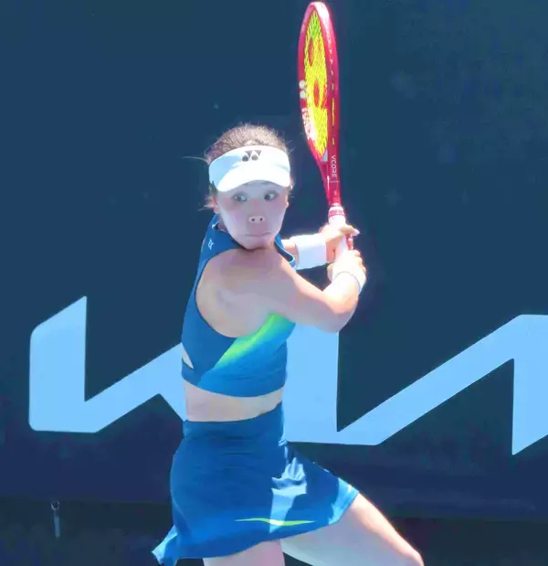 【全豪テニス】予選突破し４大大会デビュー戦となった坂詰姫野　苦い敗戦　世界８５位に完敗　女子本戦