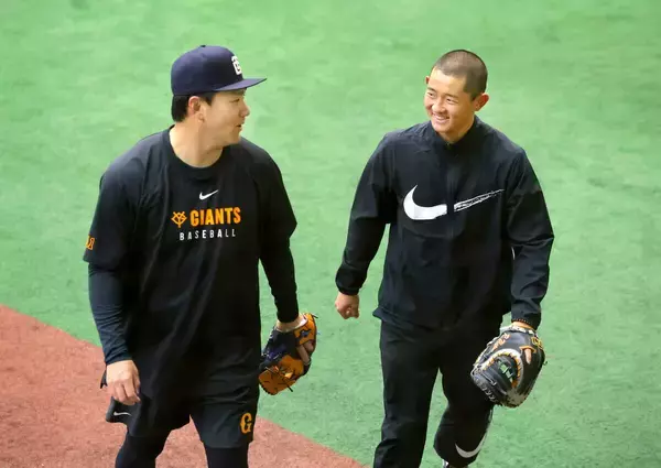 巨人１８歳・新人捕手がレジェンドの球に驚がく「プロスピ以上のキレ」「受けたことない感覚」育成３位・松井蓮太朗