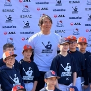 松井秀喜氏、カブス傘下入団の常松広太郎も参加した野球教室ＮＹで開催「そういう選手になって嬉しい」