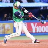 「【ヤクルト】内山壮真が先制の適時内野安打「早い回に先制点を取れてよかったです」」の画像1