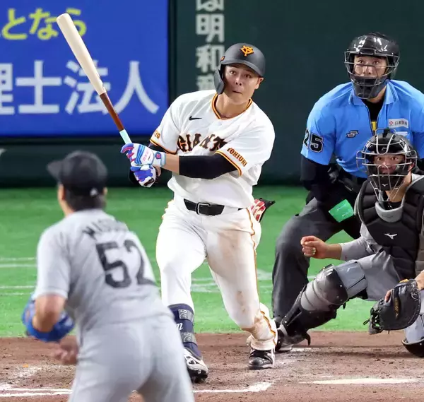 【巨人】中山礼都が適時二塁打２本などで自身最多５打点の大暴れ