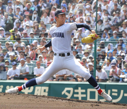 【甲子園】横浜・織田翔希が１５４キロ！段違いのエンジンに球場騒然…でも被安打　沖縄尚学とのＶ候補対決