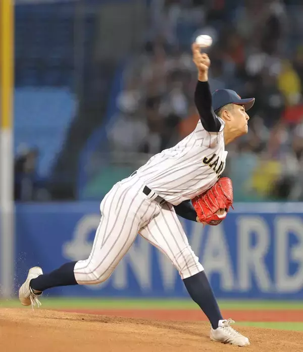 【Ｕ―１８】横浜・織田翔希が大学侍に２回までに９安打６失点の強烈洗礼　初回から１５６キロも２回に立大・小林の２ラン含む５失点