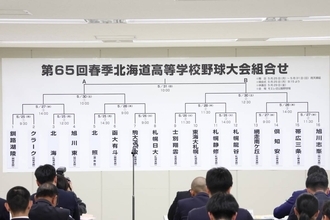 【高校野球】モエレ沼公園で初開催の北海道大会組み合わせ決定　史上２度目の４連覇を狙う北海の初戦は２５日に旭川東と対戦