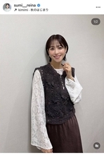 「美人すぎ」元テレ東人気アナ、秋らしいブラウンの衣装ショットに反響「笑顔も素敵」「癒されます」鷲見玲奈アナ