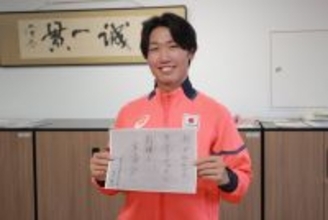 【ミラノ五輪】モーグル日本代表・島川拓也が母校で壮行会…営業職の会社員「最高に格好いい姿をお見せできたら」