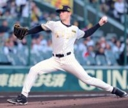 【阪神】新外国人ルーカス が初回に失点　福島圭音がダイビングキャッチ試みるも捕球できず三塁打に　古賀に先制の左犠飛