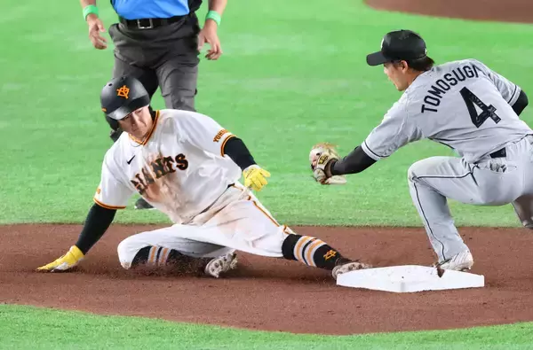 【巨人】浦田俊輔がリーグトップタイの１５盗塁　交流戦では規定打席未到達ながら最多の６盗塁