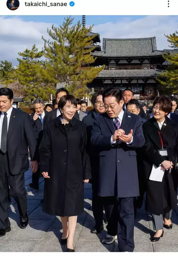 高市早苗首相　韓国大統領との２ショットが「カッコいい」「コミュ力」「距離の詰め方が別格」と話題