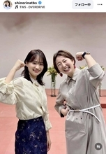 ＴＢＳ篠原梨菜アナ、同じ誕生日のテレ東人気アナとの念願２ショ「最強ユニット」「あら、魅力的」