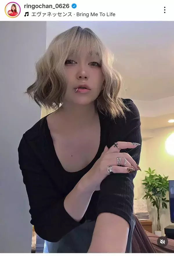 ダイエット成功・りんごちゃん「めっちゃ痩せて…」激変姿にフォロワー騒然「どちら様？」「倖田來未さん」