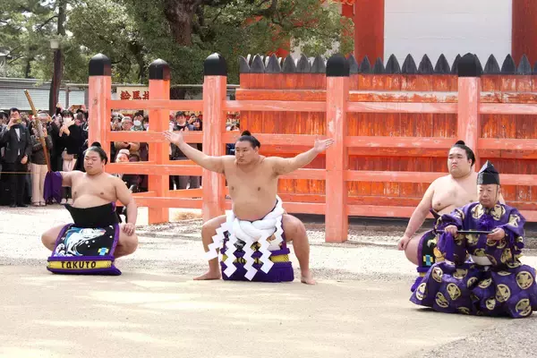 豊昇龍、宿舎を構える住吉大社で横綱奉納土俵入り「自分としては誇り。うれしく思う」