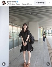 「ほんとに産後なの」「すごい」Ｗ杯日本代表・上田綺世のモデル美人妻　最新姿に騒然「脚長ぁ」「スタイル良すぎ」由布菜月