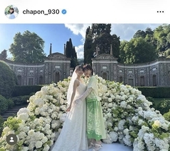 Ｐｅｒｆｕｍｅ・あ～ちゃん、ウエディングドレス姿で「仲良し姉妹」２ショット…妹の西脇彩華が公開