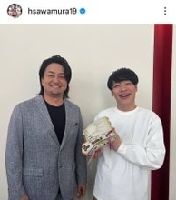 引退した沢村拓一さん　麒麟・川島へのプレゼントが「粋だね～」「さすが」ファン感嘆！再会２ショット