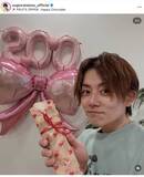 「杉浦太陽、妻・辻希美から「ありがとぉ」バレンタインの手作りパン！長女・希空からは「本命だよ」２ショット」の画像1