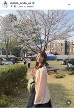 テレ朝・安藤萌々アナ、母校訪問「校内でドラマや映画の撮影があるとみんな大喜びだった」