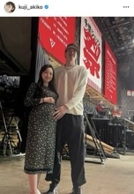 ３１歳元フジアナ「妊娠から出産まで、忘れられない特別なシーズンになりました」バスケ選手夫と２ショット…久慈暁子が投稿