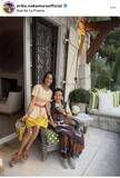 「パリ移住の元フジ・中村江里子アナ、美人母との親子ショット！一人で日本から渡仏「わぁ。お母様、お元気！」「似ていらっしゃいます」」の画像1