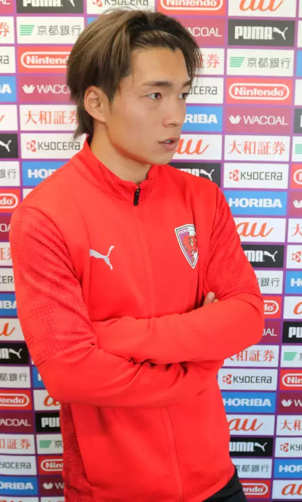 Ｊ１京都ＭＦ新井晴樹が７ゴール＆７アシスト誓う「嫁さんが…」５０メートル５秒台の新米パパ