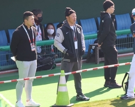 巨人・矢野謙次コーチが侍宮崎合宿に登場　球団からは大勢、サポートメンバーで湯浅、中山が参加中
