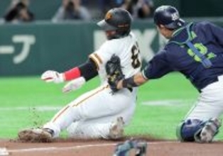 【巨人】中山礼都、今年もヤクルトキラーか　初打席で強烈安打、二塁走者の増田陸は本塁タッチアウト