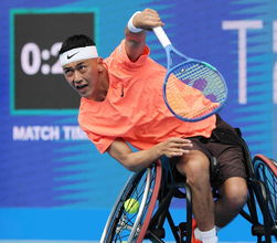 【全仏テニス】車いすテニス世界王者　小田凱人　相手を５５分で圧倒　国枝以来史上２人目の４連覇に残り２勝
