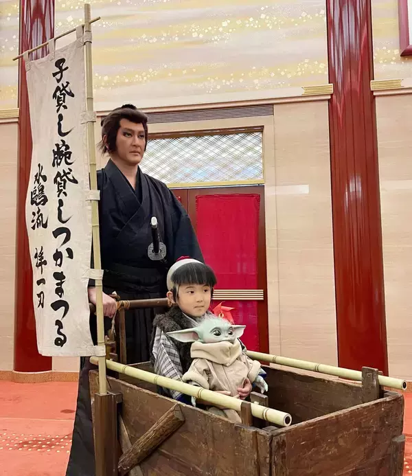 「子連れ狼」出演中の中村獅童・夏幹が映画「スター・ウォーズ」シリーズ最新作と夢のコラボ