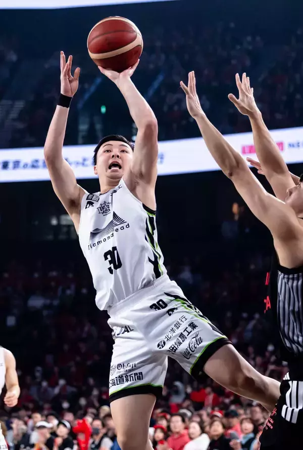 Ｂ１レバンガ北海道の連勝１２で止まり３位転落　富永啓生は３ポイント成功ゼロに終わる