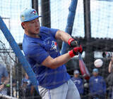 「ブルージェイズ・岡本和真がキャンプイン　初ライブＢＰは２打数無安打１四球「徐々に良くしていきたい」」の画像1