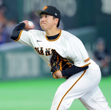 【巨人】大勢がイニング途中から登板　８回２死一、二塁で侍ジャパンでの同僚・牧を三ゴロ　最速１５４キロ