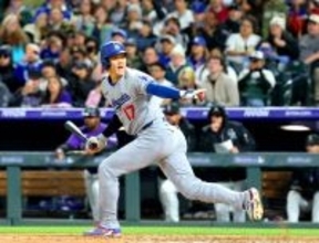 大谷翔平、９回２死“ラストチャンス”で５０戦連続出塁　ベーブ・ルースの記録に王手　ロバーツ監督も絶賛「本当に驚異的」