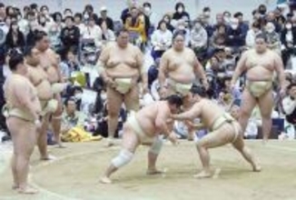 十両・朝翠龍が６番で３勝　巡業初参加も「慣れてきた」…春場所６勝９敗からの巻き返し誓う
