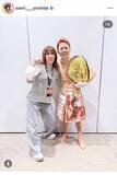 「「英雄同士の２ショ」吉田沙保里さん、「引退試合」ＴＫＯ勝利の武尊を祝福！「たくさんの感動と勇気をありがとう」」の画像1
