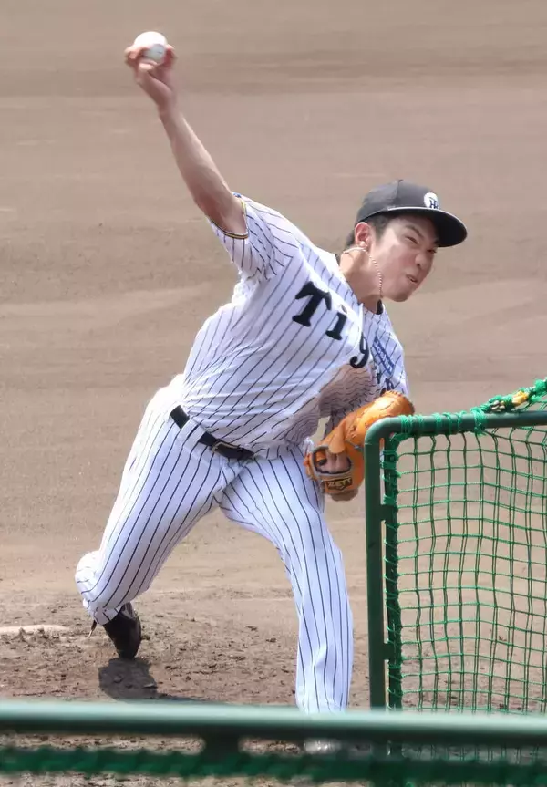 【阪神】石井大智、左アキレスけん断裂から約５か月でライブＢＰ登板「僕の中ではちょっと遅いぐらい」　２４球で安打性２「感覚もある程度想定内」