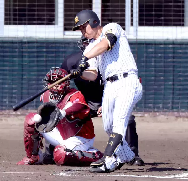 【阪神】中川勇斗、５回に左前に先制打　打線つながり一挙４得点