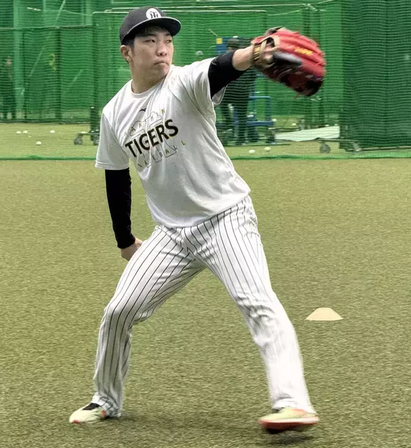 【阪神】石井大智、アキレスけん断裂から３０ｍのキャッチボール再開「前向きかと言われたらそうではない。でもやるという選択肢しかない」