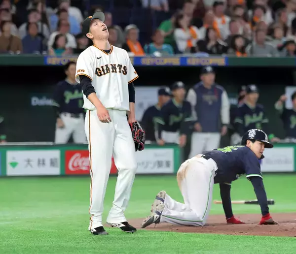 【巨人】戸郷翔征がプロ１号を浴びた鈴木叶に５回にも適時打…今季初登板は５回５失点　初回１５１キロと復調の兆しも１００球で降板