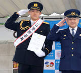 「【阪神】早川太貴が一日警察署長「似合ってるんじゃないかな」　ローテ入りへ「失点少なくやっていきたい」」の画像1