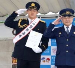 【阪神】早川太貴が一日警察署長「似合ってるんじゃないかな」　ローテ入りへ「失点少なくやっていきたい」