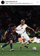 本田圭佑、「バルサレジェンド」との親善マッチに出場！「ｉｎｃｒｅｄｉｂｌｅ！」…１０日アルビレックス新潟シンガポール電撃加入