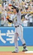 【阪神】岡城快生がプロ初安打の先制タイムリー二塁打「冷静に打席に立てた」　「２番・左翼」１軍初スタメン起用に応える