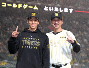 【阪神】藤川球児監督、珍し「うれしい」６連発！　同じ高卒右腕・茨木秀俊のプロ初勝利に満面の笑み