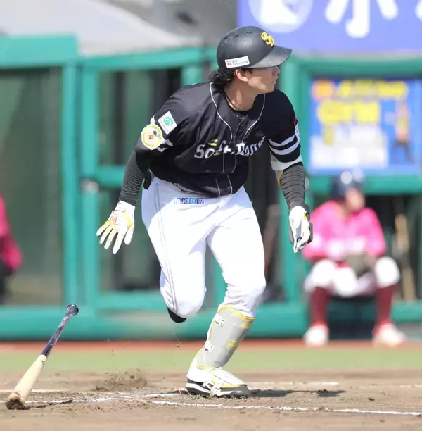 【ソフトバンク】前日マルチ安打の正木智也、「１番・右翼」で初回いきなり安打！　山本祐大も加入後２試合目の先発マスク…楽天戦スタメン