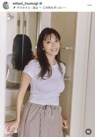 「ぐぅうう」「やってんなー」テレ朝人気アナ、「あざと可愛い」自然体ショットにファンもん絶！…三谷紬アナ