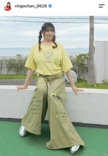 “爆やせ”りんごちゃん　三つ編み風ヘアでポーズ「激カワ」の声　ダイエットでの激変ぶりが話題