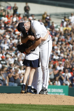 ４３歳バーランダーが引退試合で最速１５３キロ、６回途中２失点　現役最多通算２６６勝のレジェンド、最後は涙…娘がマウンドへ